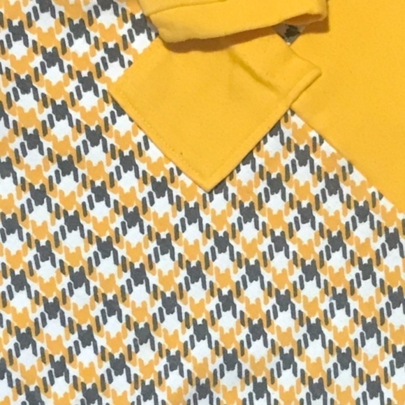 Mustard Yellow  Long Sleeve Cotton Dress - Picture 2 of 5